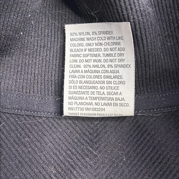 Womens All In Motion Black Half Zip-Up Athletic Top - Picture 5 of 8